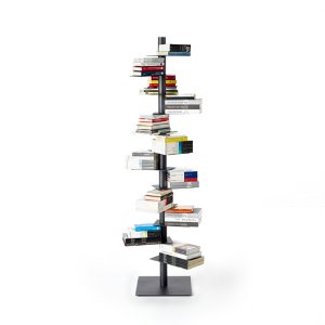 나르도 회전형 책장 블랙 - 책장 이미지